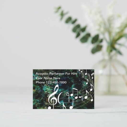 Mieter Visitenkarte (Stehend Vorderseite)