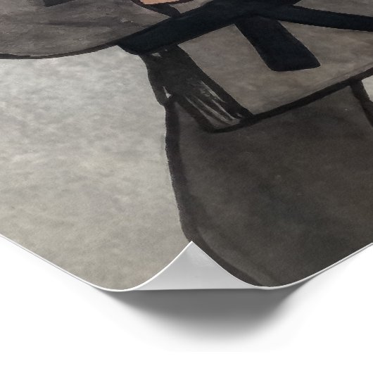 Mieter von Kampfkünsten - Höflichkeit Poster (Ecke)