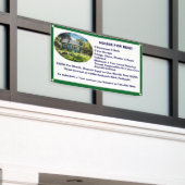 Miethaus mit Bilderbank Banner (Äußeres Gebäude)