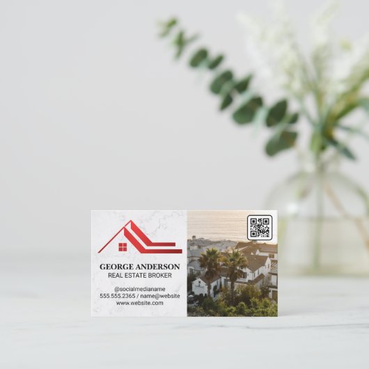 Mietobjekte | Zuhause Visitenkarte (Stehend Vorderseite)