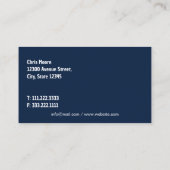 Mietservice Visitenkarte (Rückseite)