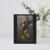 Miette geht auf Kürbissuche Feiertagskarte (Stehend Vorderseite)