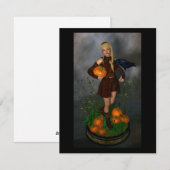 Miette geht auf Kürbissuche Feiertagskarte (Vorne/Hinten)