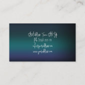 Mietwagen Blue Flame Auto Rent Service Visitenkarte (Rückseite)