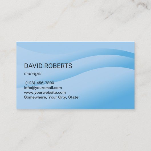 Mietwagen Maschinen Moderner Service Blau Visitenkarte (Rückseite)