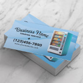 Mietwagen Maschinen Moderner Service Blau Visitenkarte