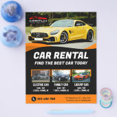 Mietwagen Premium Beruflich Moderner Flyer (Einzeln)
