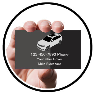 Mietwagen-Service mit Taxidienst Visitenkarte