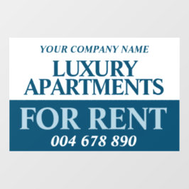 Mietwohnungen für Geschäftsreisende - weiß Fensteraufkleber