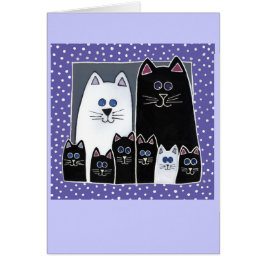 Miezekatze-Familien-Porträt