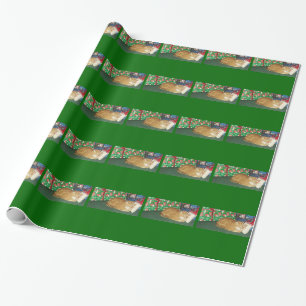 Miezekatze für Weihnachten Geschenkpapier