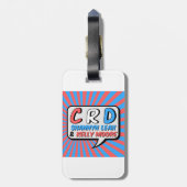 Miezekatze-Gepäckanhänger Gepäckanhänger (Rückseite vertikal)