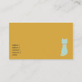 Miezekatze - Geschäft Visitenkarte (Rückseite)