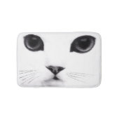 Miezekatze-Gesichts-Eigenschaften Badematte (Vorderseite)