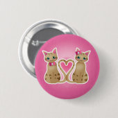 Miezekatze Herzingwer Verknopf Button (Vorne & Hinten)
