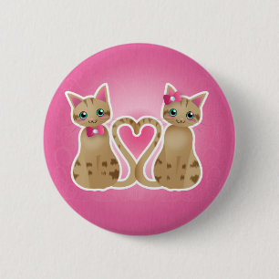 Miezekatze Herzingwer Verknopf Button