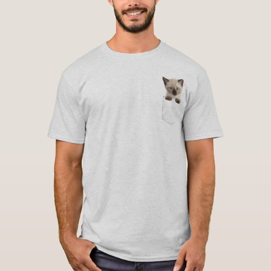 Miezekatze in Ihrer Tasche T-Shirt (Vorderseite)