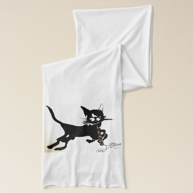 Miezekatze ist Flämmen! Schal (Links)