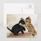 Miezekatze Kats Postkarte (Vorne/Hinten)