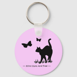 Miezekatze Kats R geben Katzen-T-Shirt n mehr frei Schlüsselanhänger