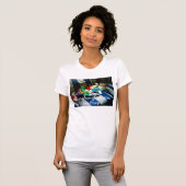 Miezekatze-Katze Blick T-Shirt (Vorne ganz)