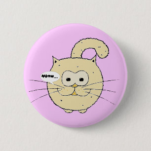 Miezekatze-Katze Button