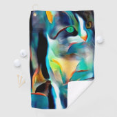 Miezekatze-Katze Golfhandtuch (Insitu)