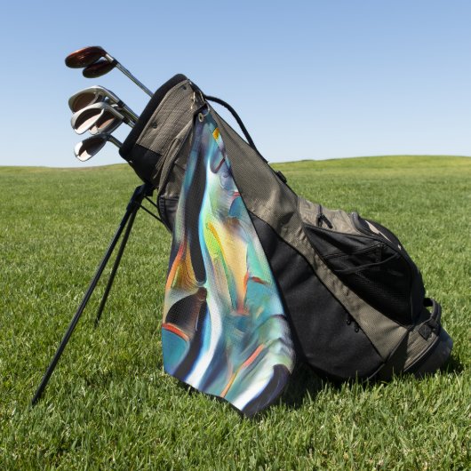 Miezekatze-Katze Golfhandtuch (Gras)