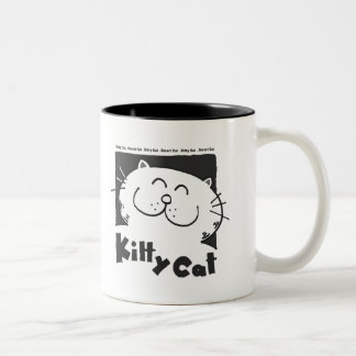 Miezekatze-Katze - intelligente Katze Zweifarbige Tasse