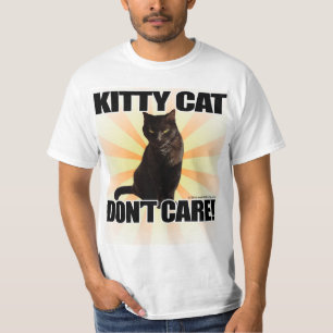 Miezekatze-Katze interessieren sich nicht lustiges T-Shirt