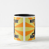 Miezekatze-Katze interessieren sich nicht Tasse (Zentrum)