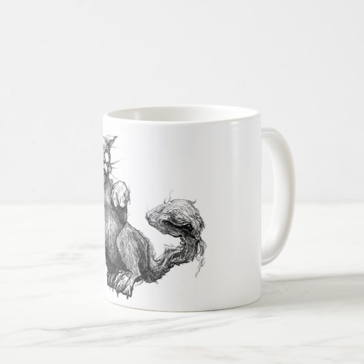 Miezekatze-Katze Kaffeetasse (VorderseiteRechts)