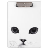 Miezekatze-Katzen-Gesicht Klemmbrett (Vorderseite)
