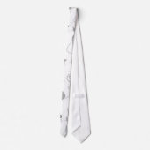 Miezekatze-Katzen-Muster Krawatte (Rückseite)