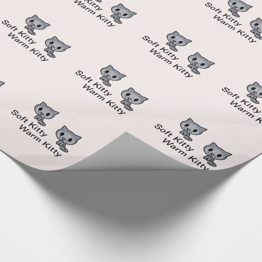 Miezekatze-Katzen-Packpapier Geschenkpapier (Ecke)