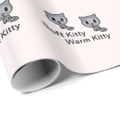Miezekatze-Katzen-Packpapier Geschenkpapier (Rolleneckpunkt)