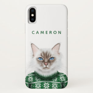 Miezekatze-Katzen-Strickjacke   addieren Ihren Case-Mate iPhone Hülle