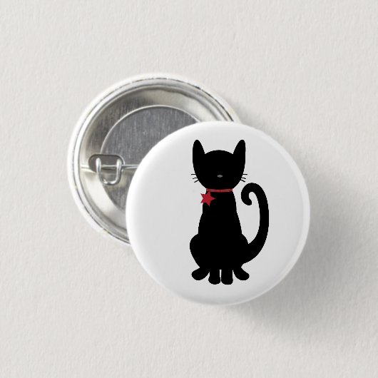 Miezekatze-Knopf Button (Vorne & Hinten)