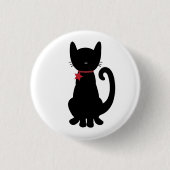 Miezekatze-Knopf Button (Vorderseite)