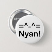 Miezekatze Nyan Knopf Button (Vorne & Hinten)