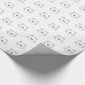 Miezekatze-Packpapier Geschenkpapier (Ecke)