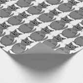 Miezekatze-Packpapier Geschenkpapier (Ecke)