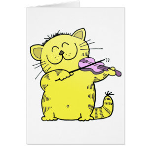 Miezekatze-Spiel-Violine