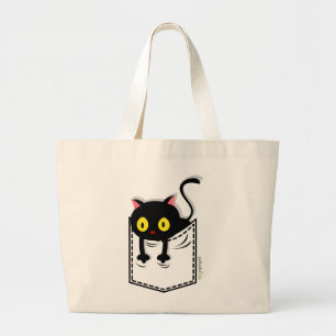 Miezekatze-Taschen-Tasche Jumbo Stoffbeutel