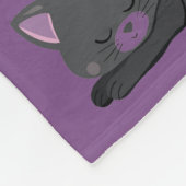 Miezekatze-Tochter des Königs Medium Blanket Fleecedecke (Ecke)