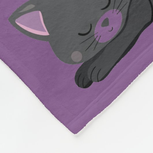 Miezekatze-Tochter des Königs Medium Blanket Fleecedecke (Ecke)