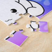 Miezekatze-Umarmung Puzzle (Seite)