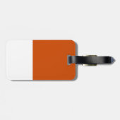 Miezekatze unter Stuhl Gepäckanhänger (Rückseite horizontal)