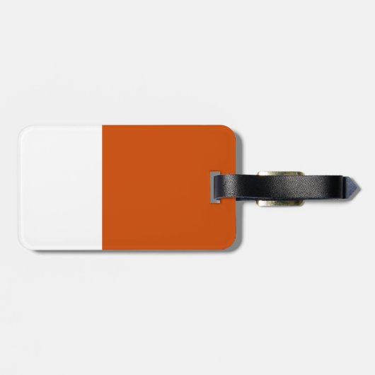 Miezekatze unter Stuhl Gepäckanhänger (Rückseite horizontal)