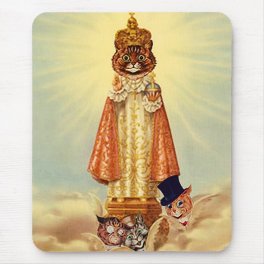 Miezekatze von Prag Mousepad (Vorne)